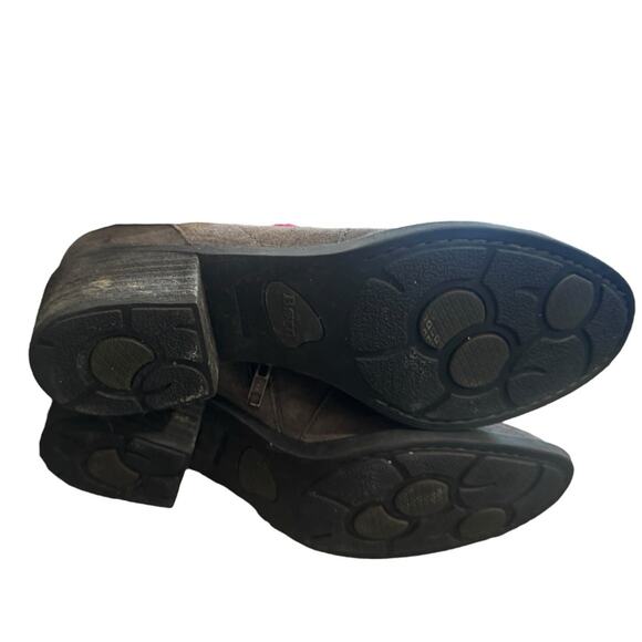 Born Felicia Tall Knee High Riding Boots Suede Leather size 11 - Picture 12 of 16